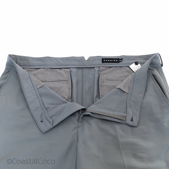Dunning Golf Pants Mens 40X32 Everbest Grey Performance Stretch Casual Athletic - Picture 4 of 9